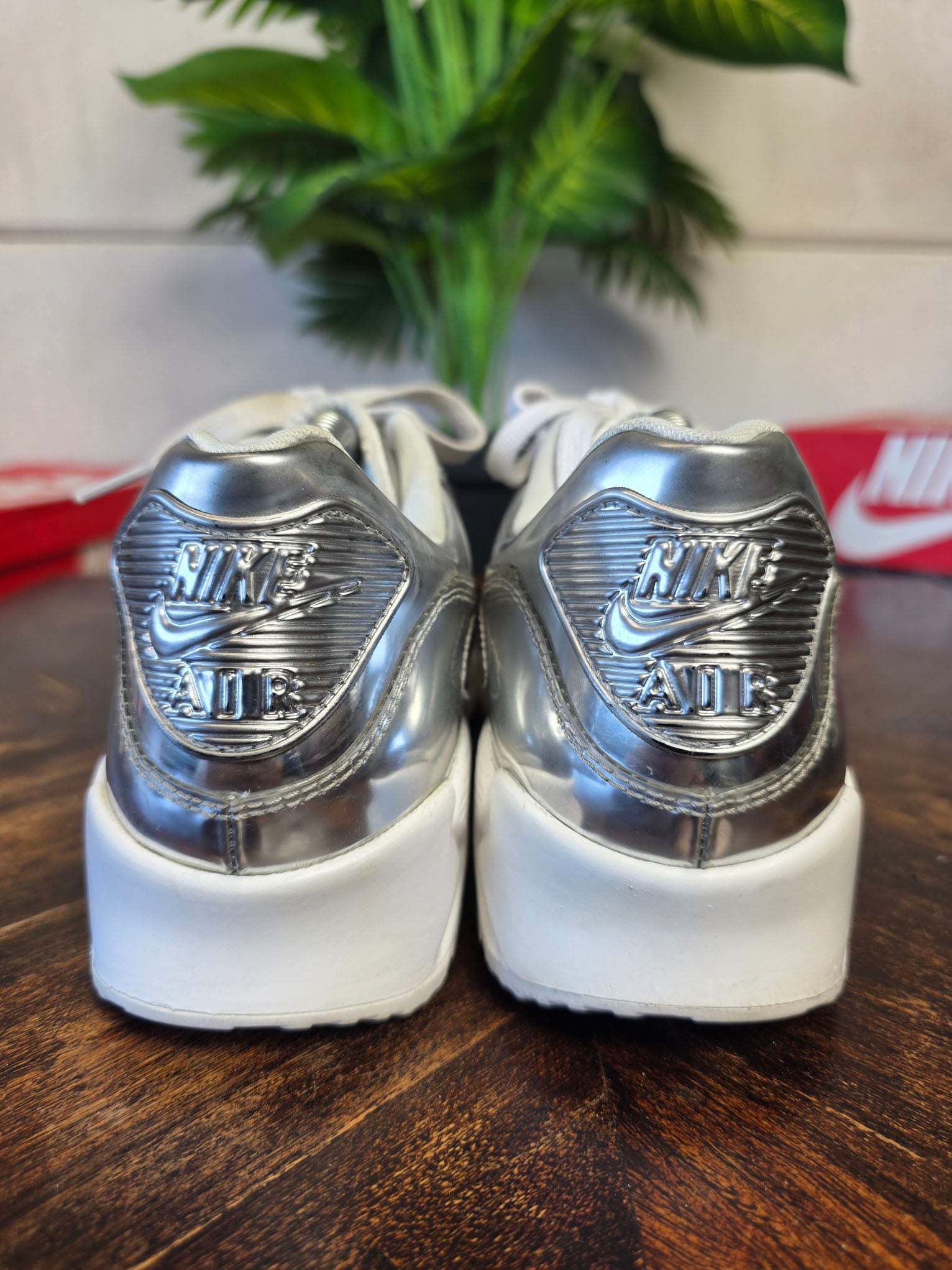 Nike Air Max 90 SP "Metallic Silver" maat 42,5