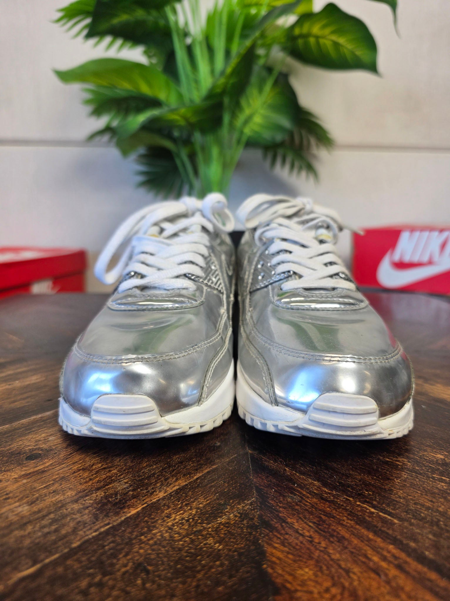 Nike Air Max 90 SP "Metallic Silver" maat 42,5