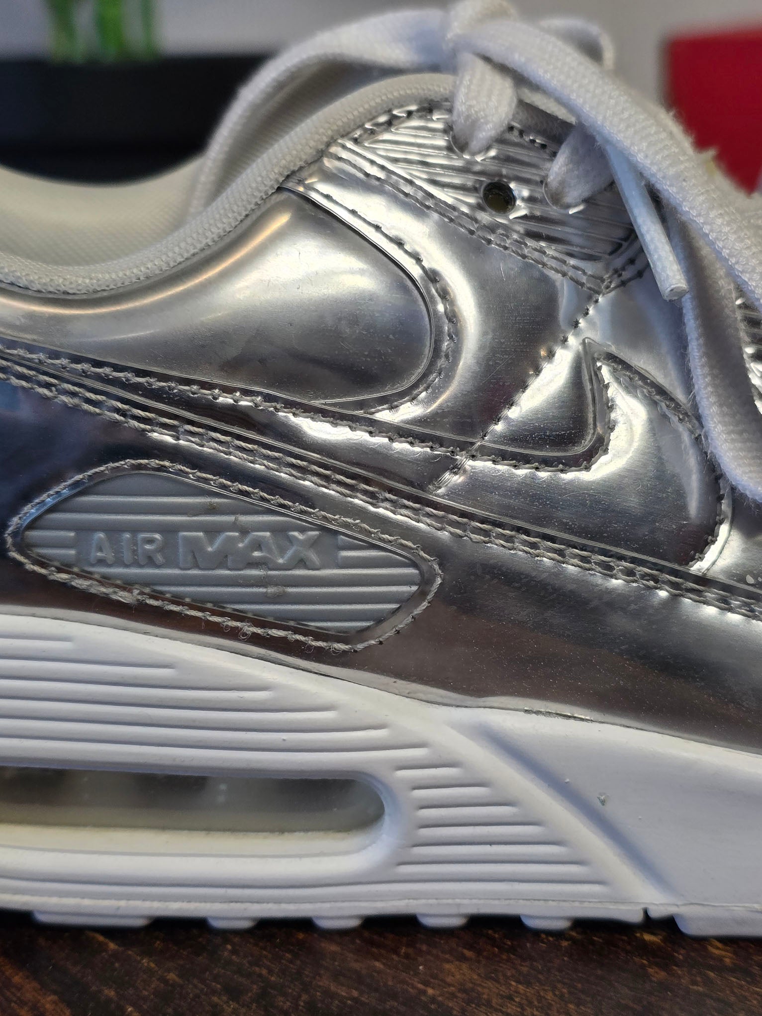 Nike Air Max 90 SP "Metallic Silver" maat 42,5