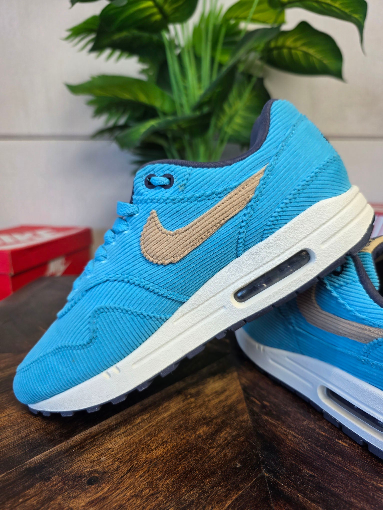 Nike Air Max 1 PRM Corduroy Baltic Blue maat 41