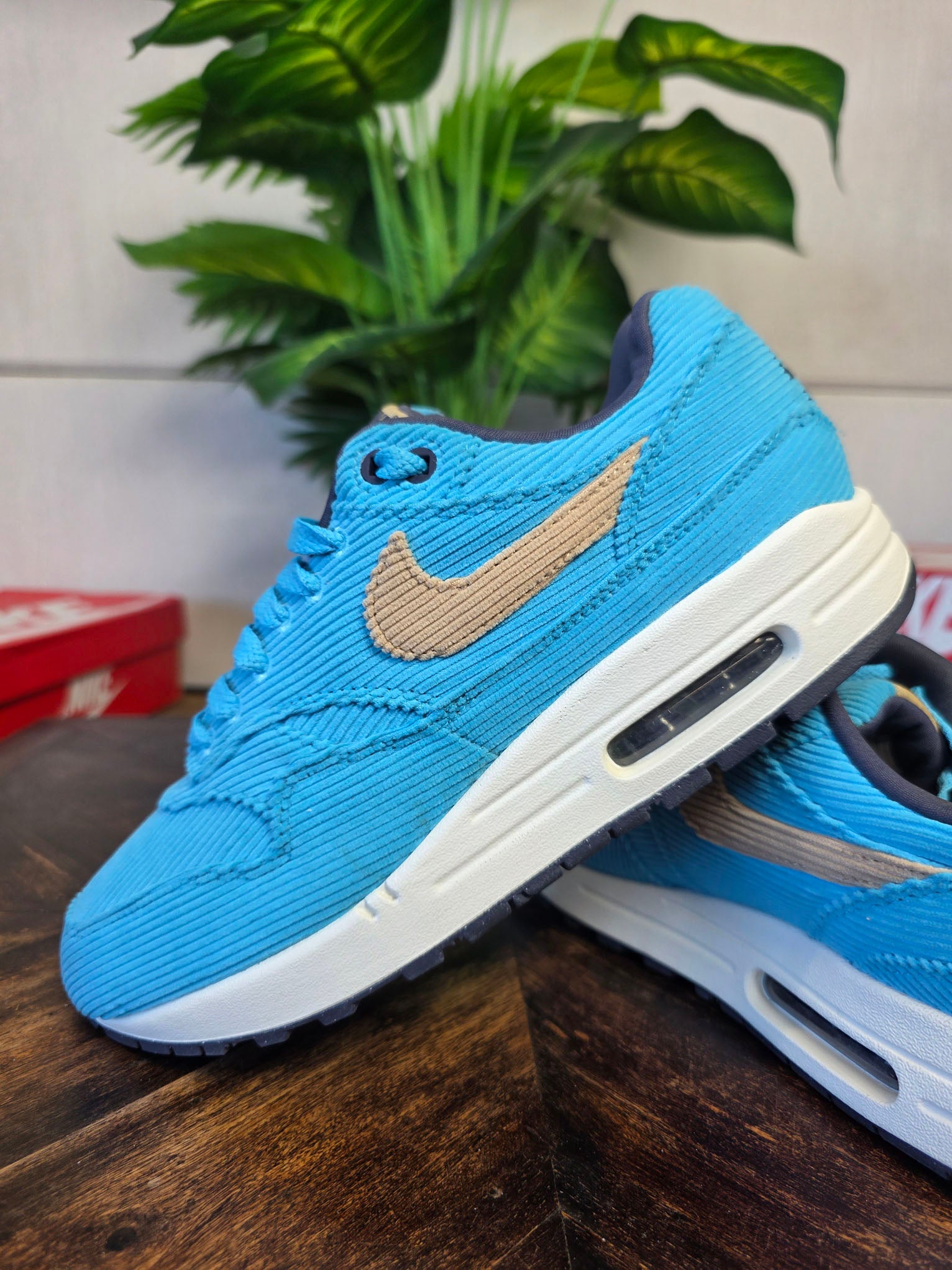 Nike Air Max 1 PRM Corduroy Baltic Blue maat 41