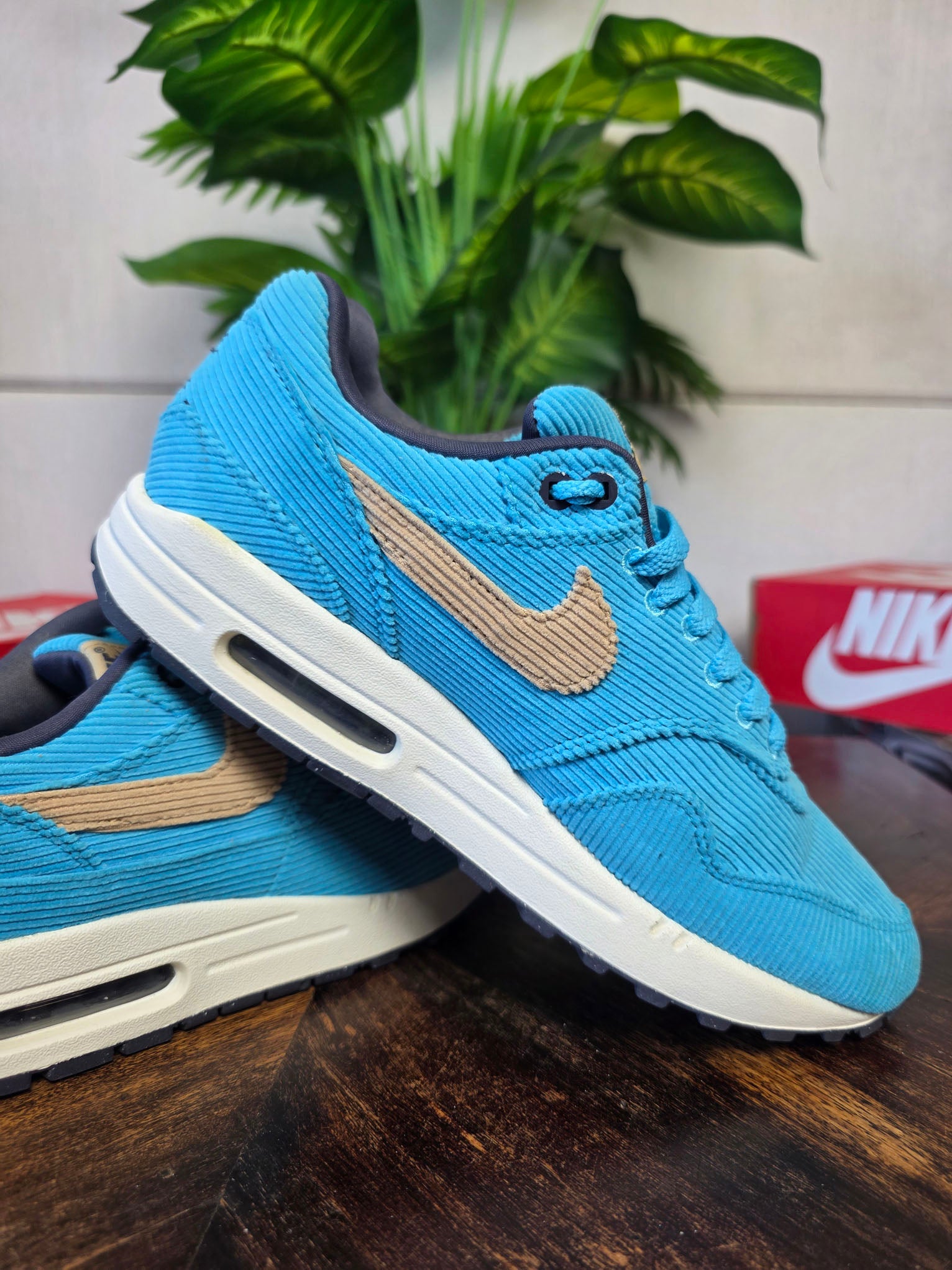 Nike Air Max 1 PRM Corduroy Baltic Blue maat 41