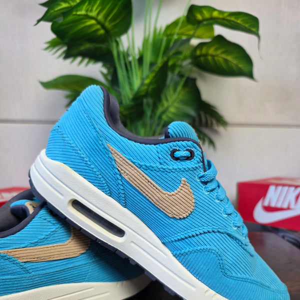 Nike Air Max 1 PRM Corduroy Baltic Blue maat 41