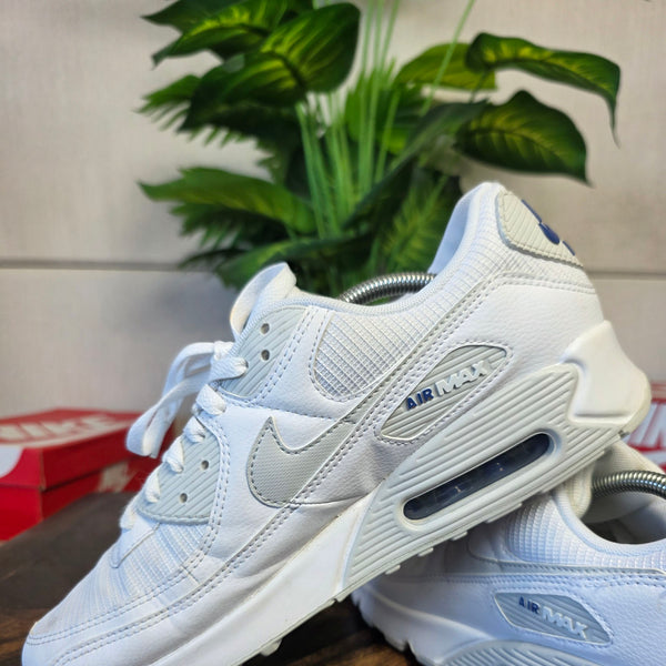 Nike Air Max 90 White Light Smoke Blue maat 45