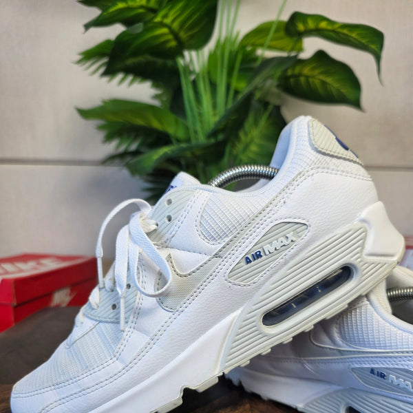 Nike Air Max 90 White Light Smoke Blue maat 45