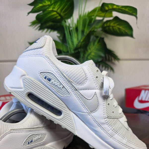 Nike Air Max 90 White Light Smoke Blue maat 45