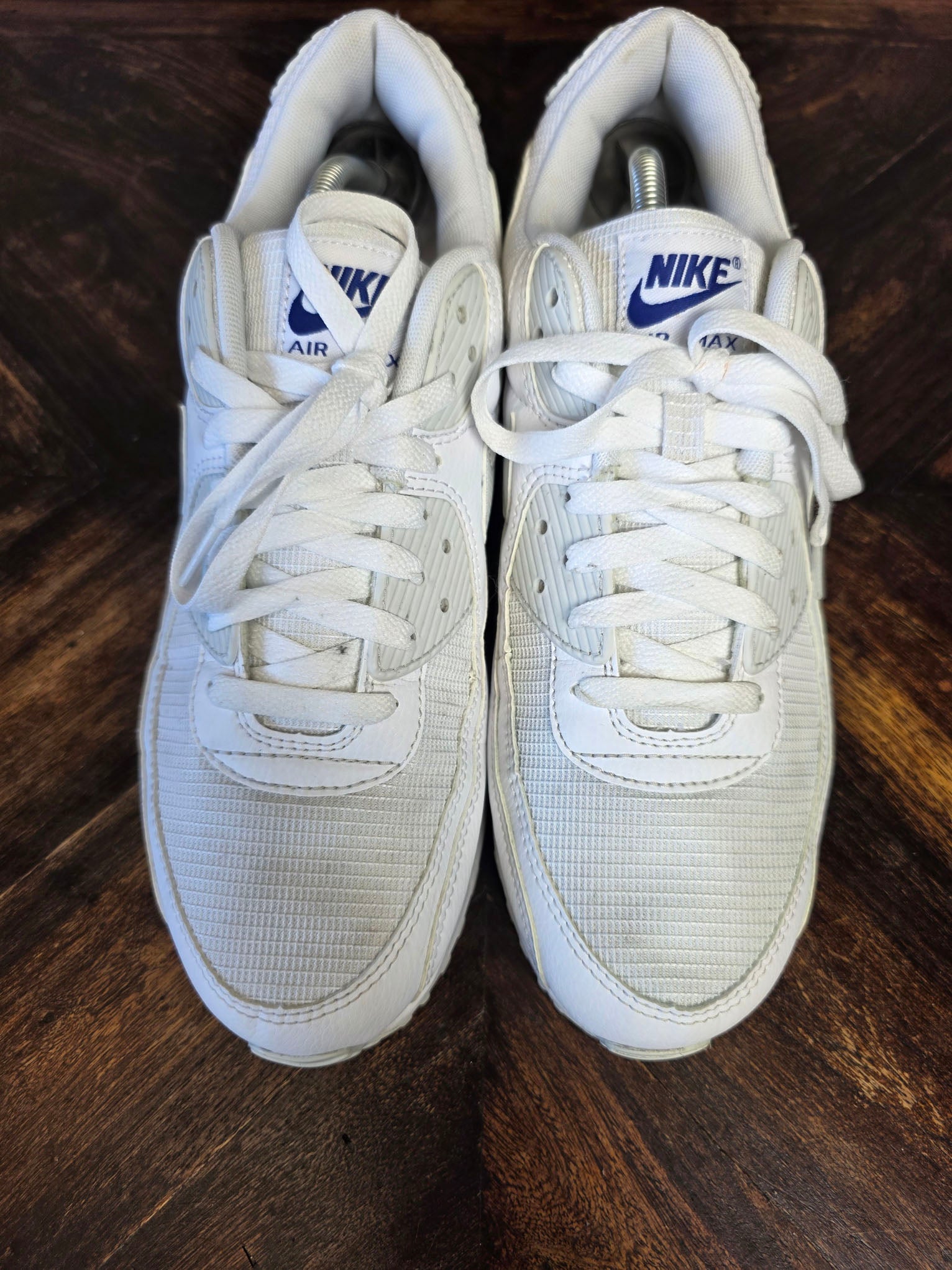Nike Air Max 90 White Light Smoke Blue maat 45
