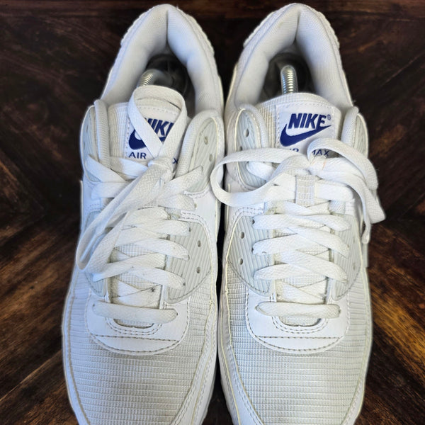 Nike Air Max 90 White Light Smoke Blue maat 45