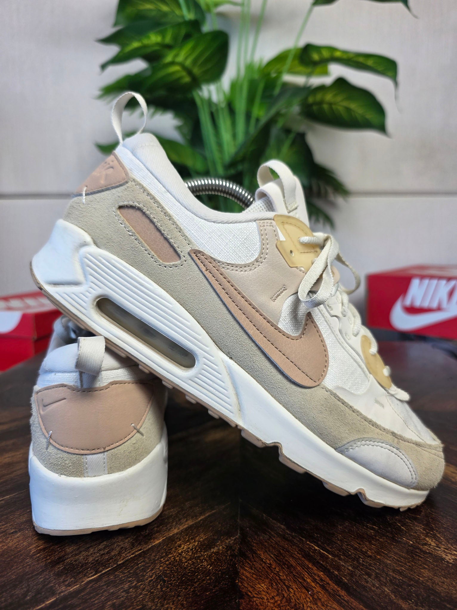 Nike Air Max 90 Futura "White Tan" maat 43