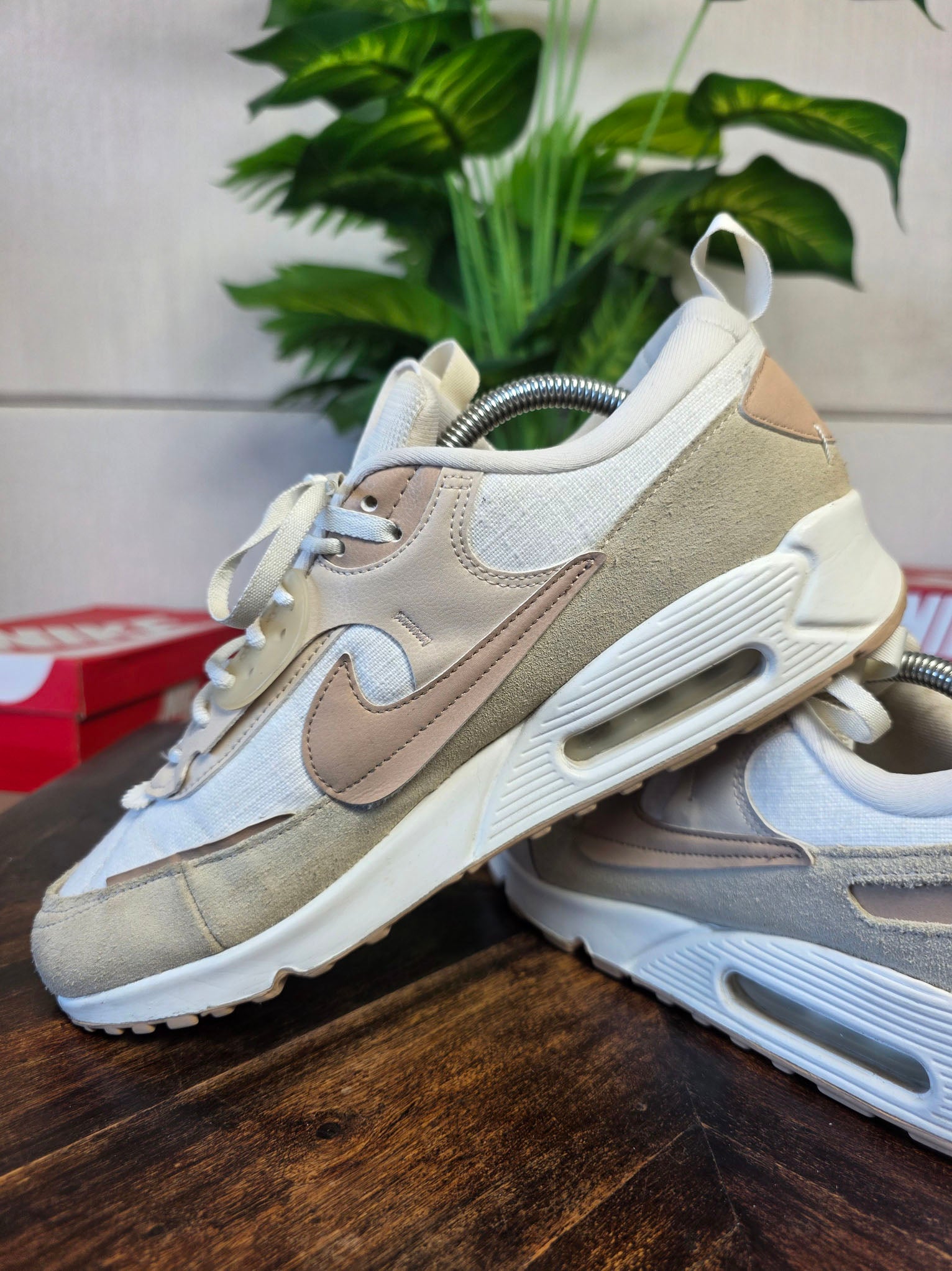 Nike Air Max 90 Futura "White Tan" maat 43