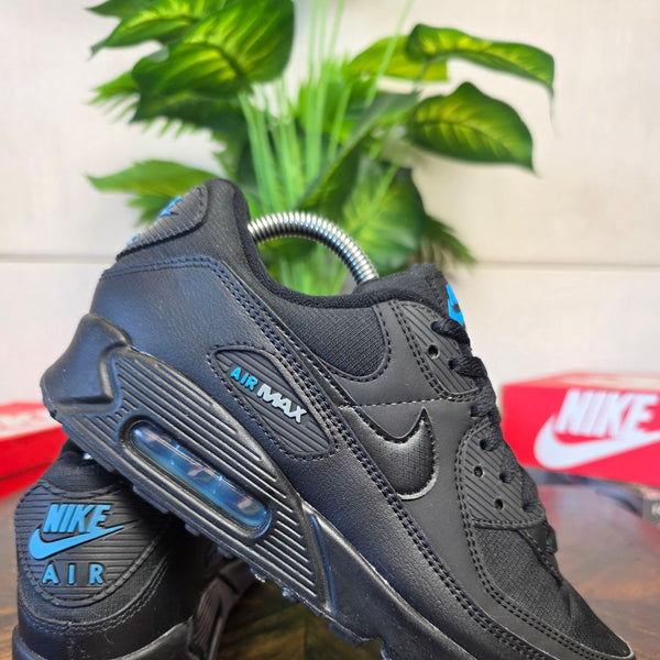 Nike Air Max 90 Black Laser Blue maat 41