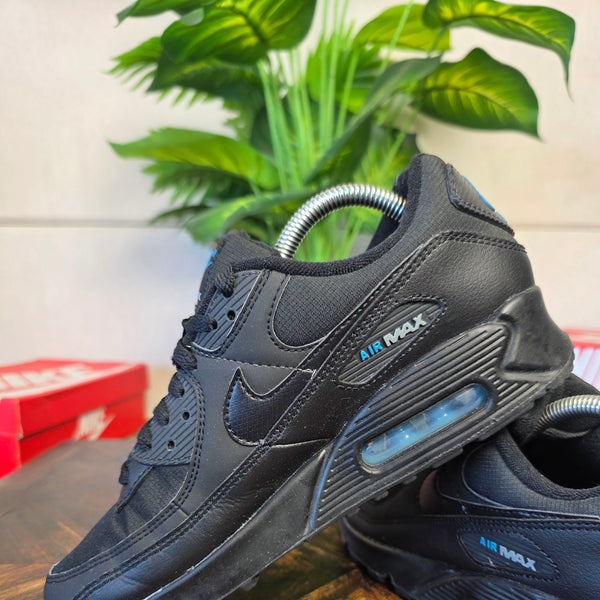 Nike Air Max 90 Black Laser Blue maat 41