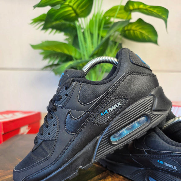Nike Air Max 90 Black Laser Blue maat 41
