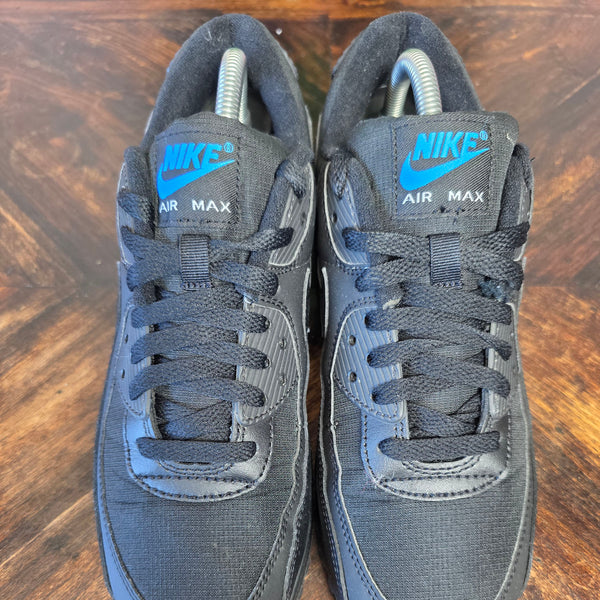Nike Air Max 90 Black Laser Blue maat 41