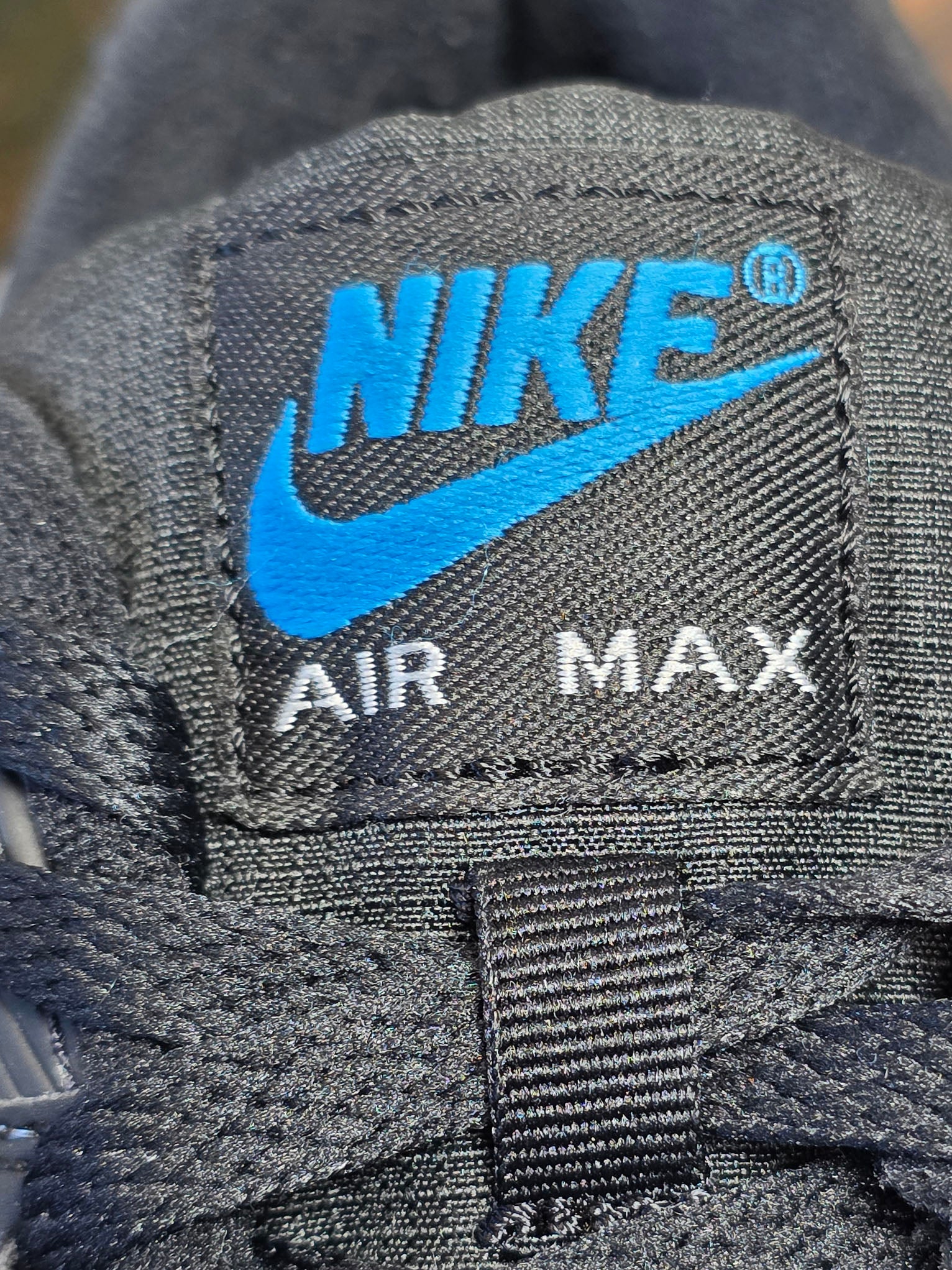 Nike Air Max 90 Black Laser Blue maat 41