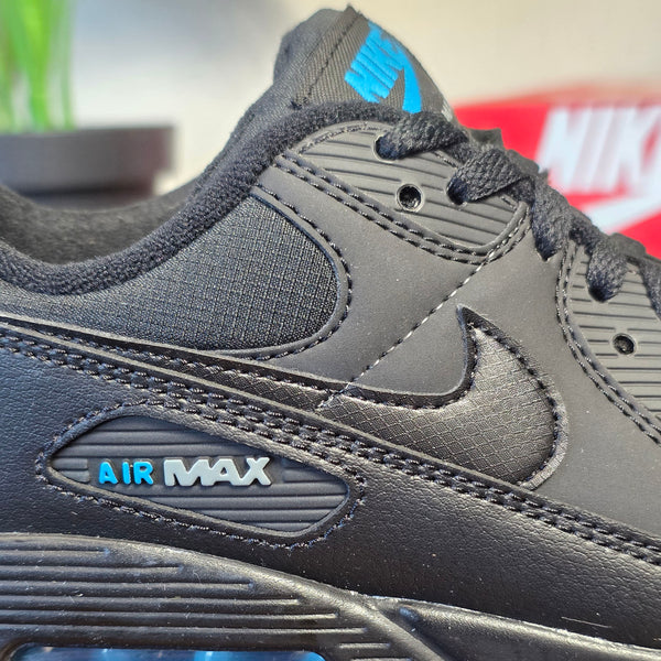 Nike Air Max 90 Black Laser Blue maat 41