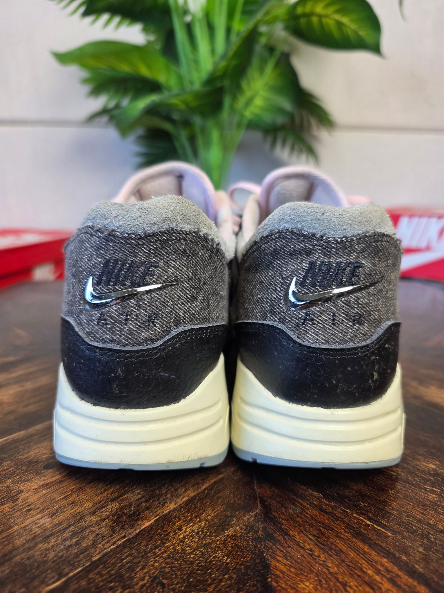 Nike Air Max 1 '86 Big Bubble Black Denim maat 44,5