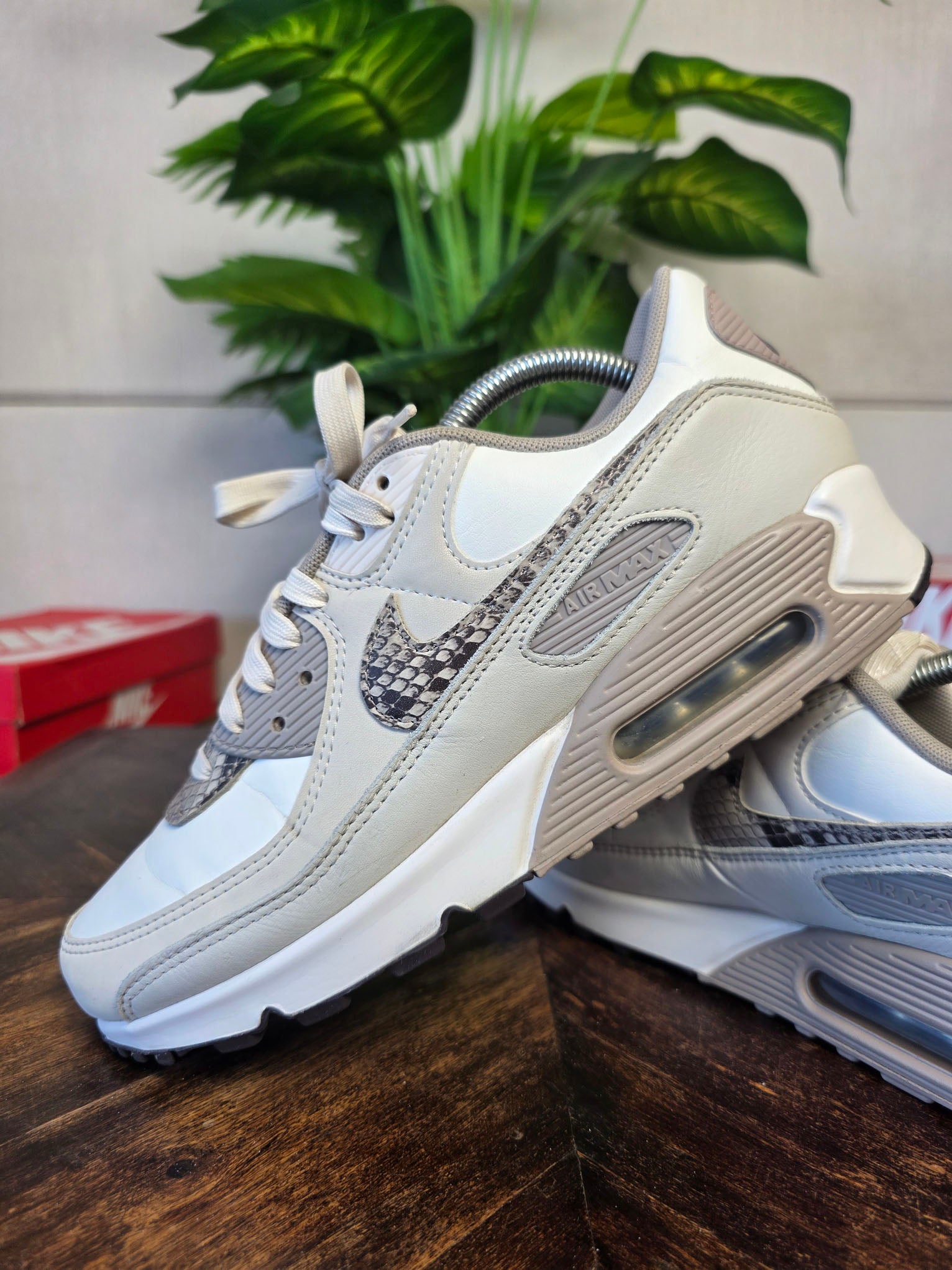 Nike Air Max 90 Light Pink Snakeskin maat 42