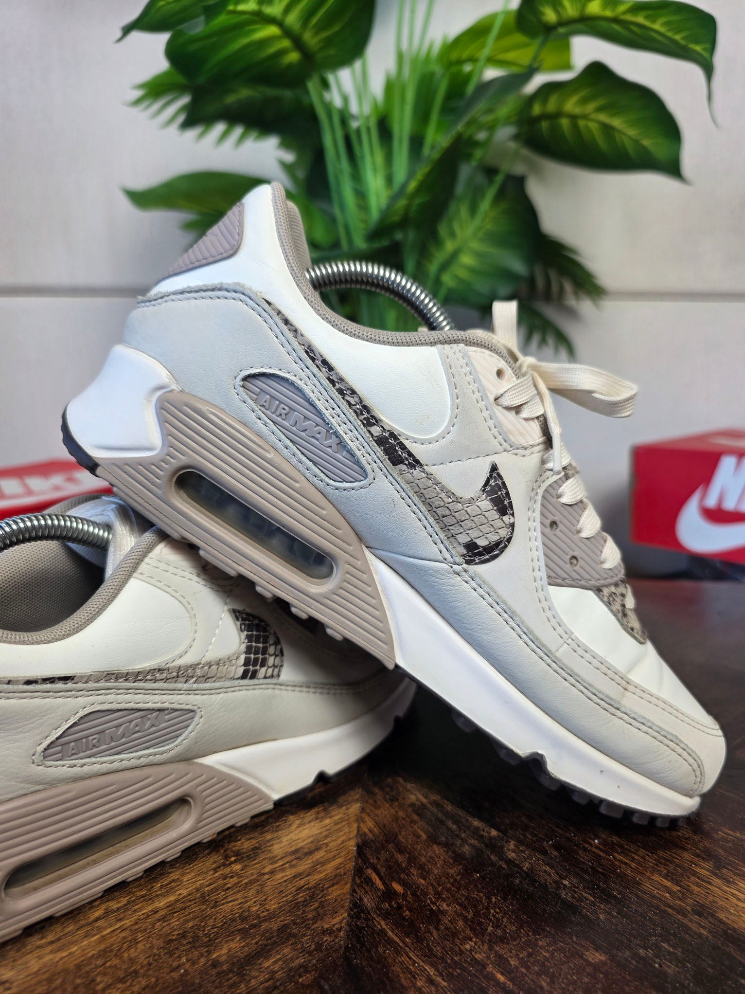 Nike Air Max 90 Light Pink Snakeskin maat 42