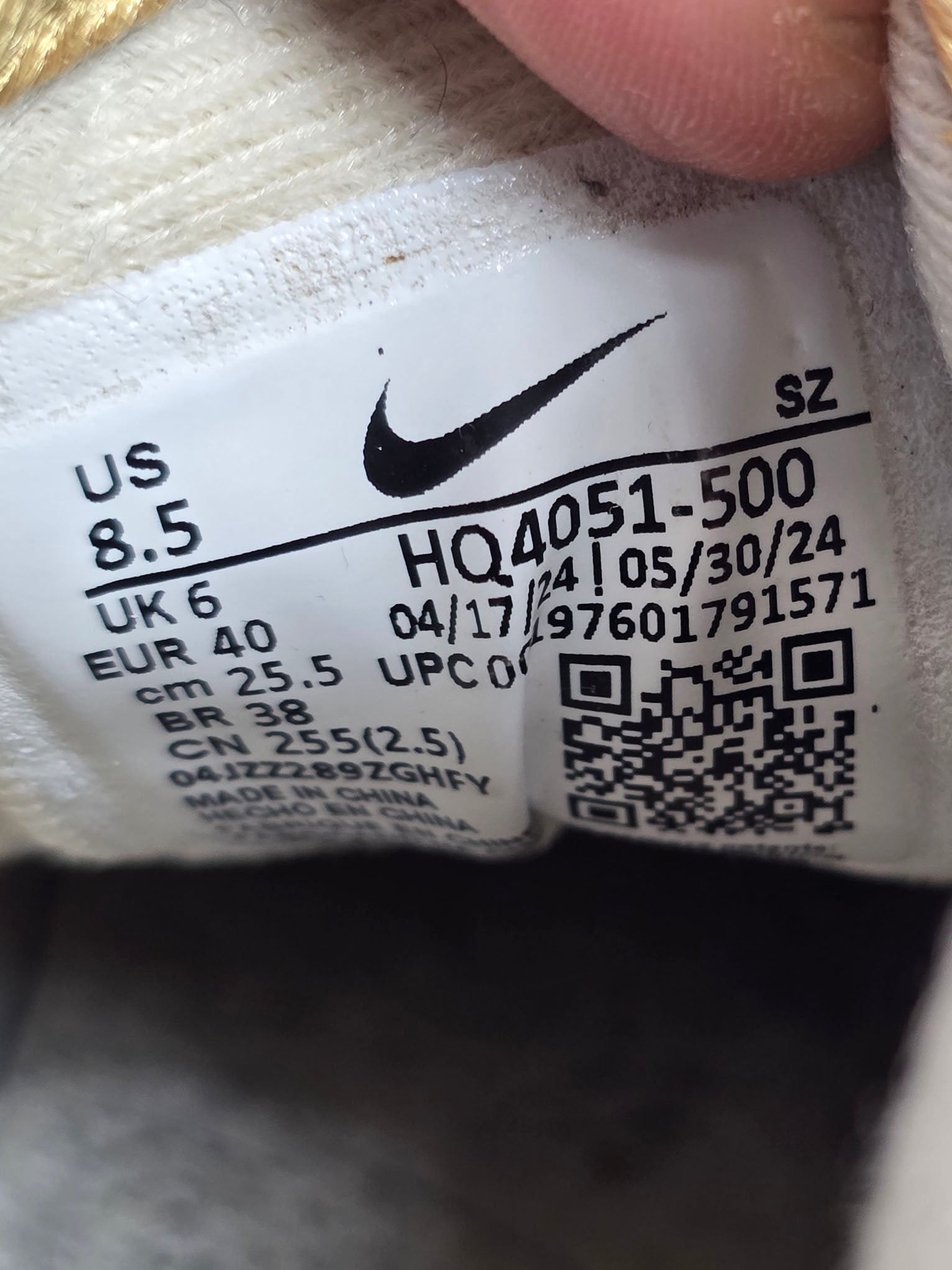 Nike Air Max 1 '87 "Hydrangeas" maat 40