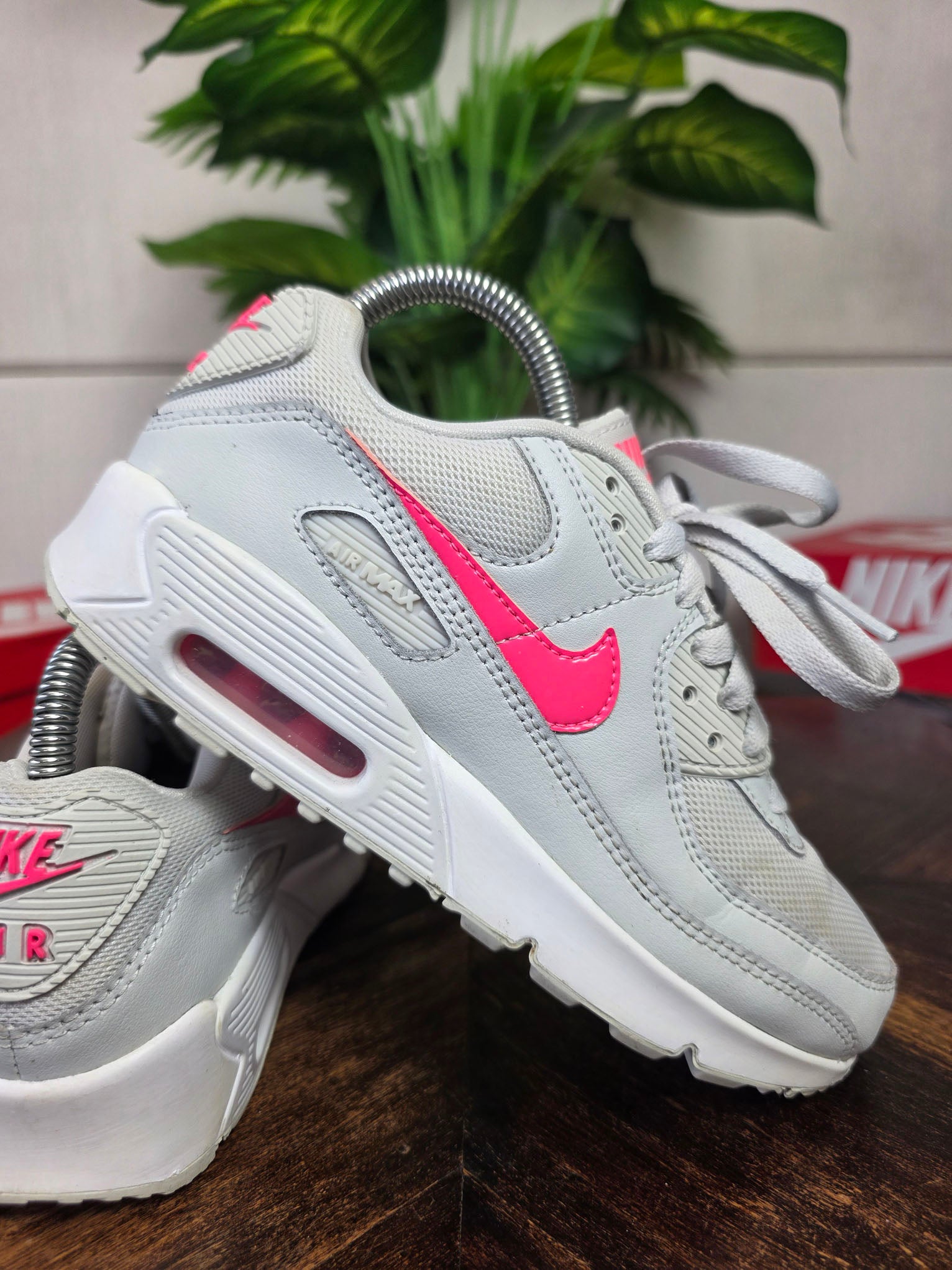 Nike Air Max 90 GS 'Photon Dust Digital Pink' maat 36,5