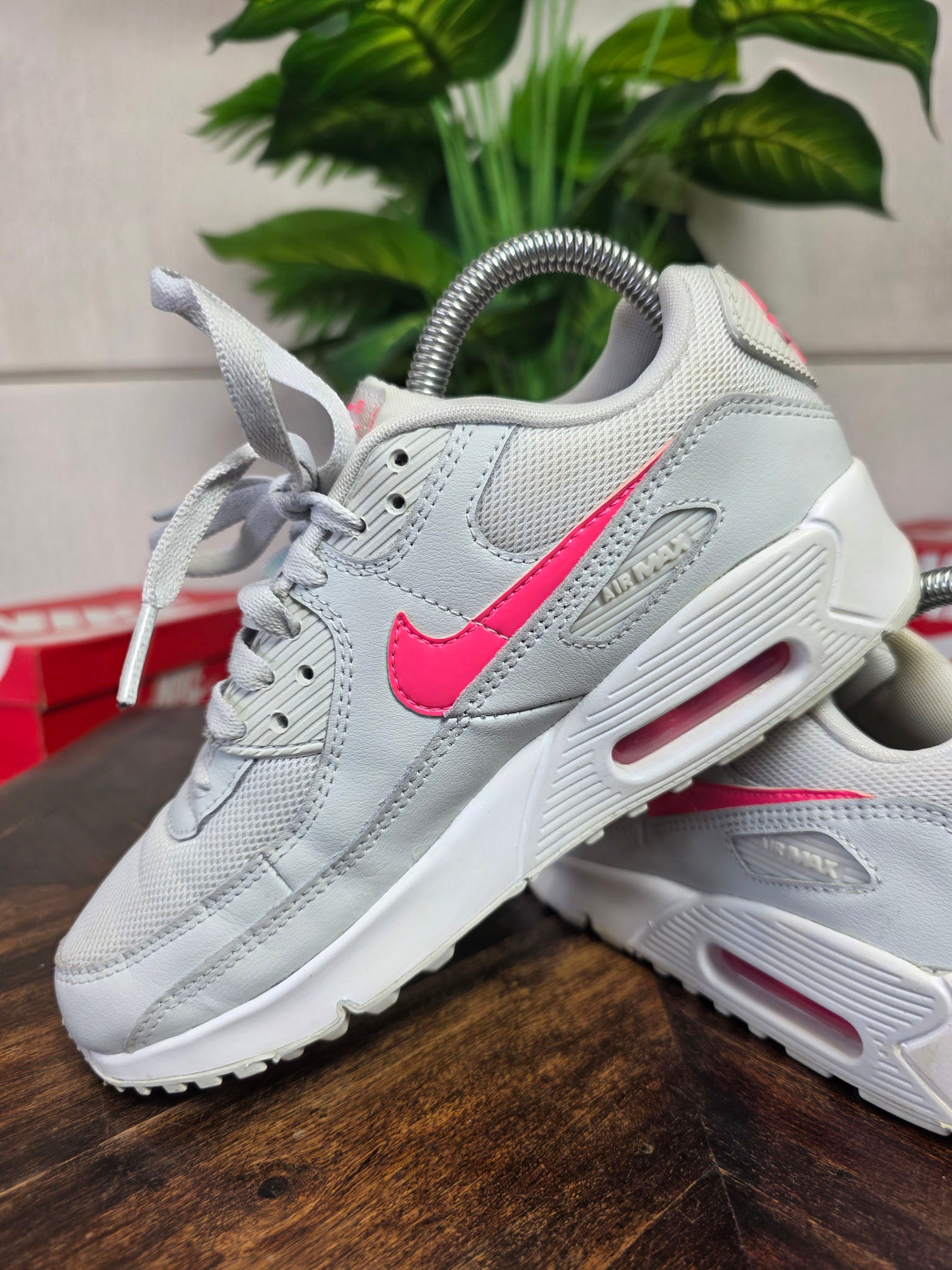 Nike Air Max 90 GS 'Photon Dust Digital Pink' maat 36,5