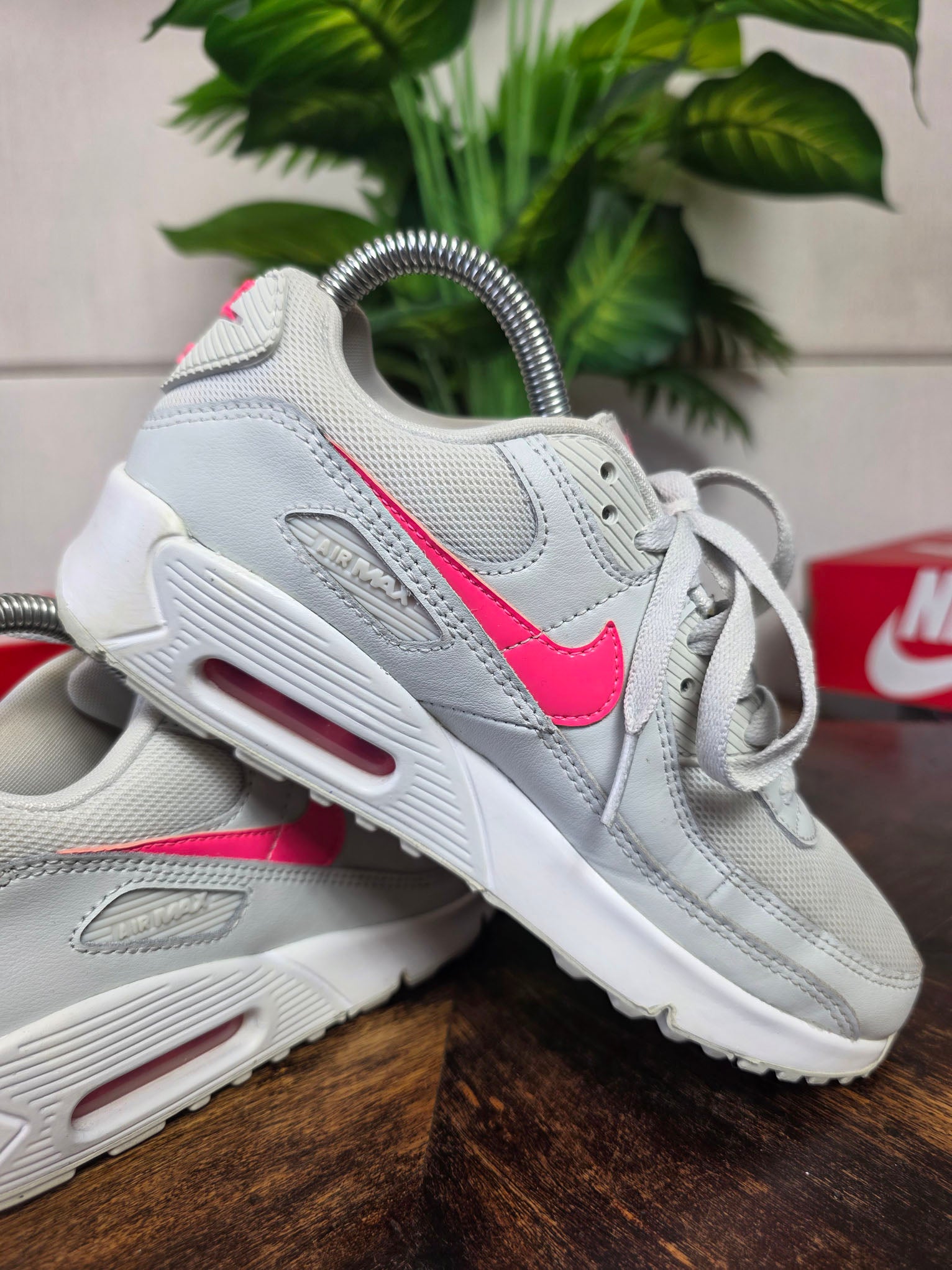 Nike Air Max 90 GS 'Photon Dust Digital Pink' maat 36,5