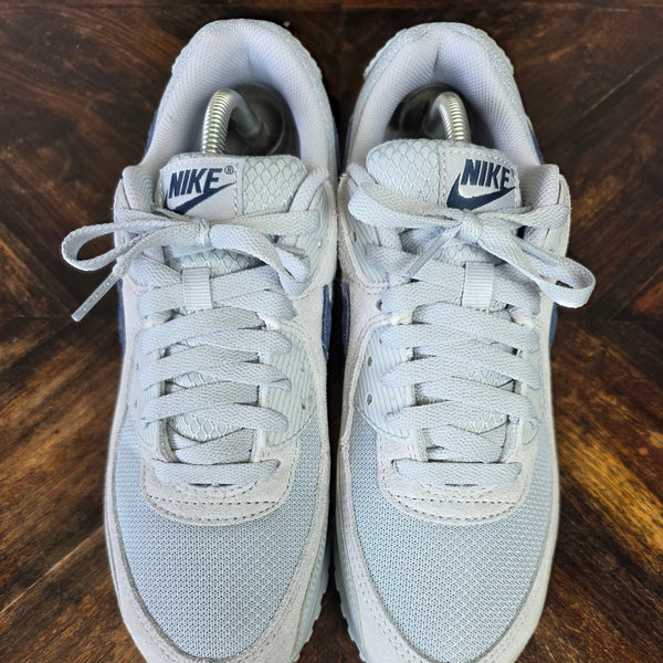 Nike Air Max 90 Wolf Grey Midnight Navy maat 43