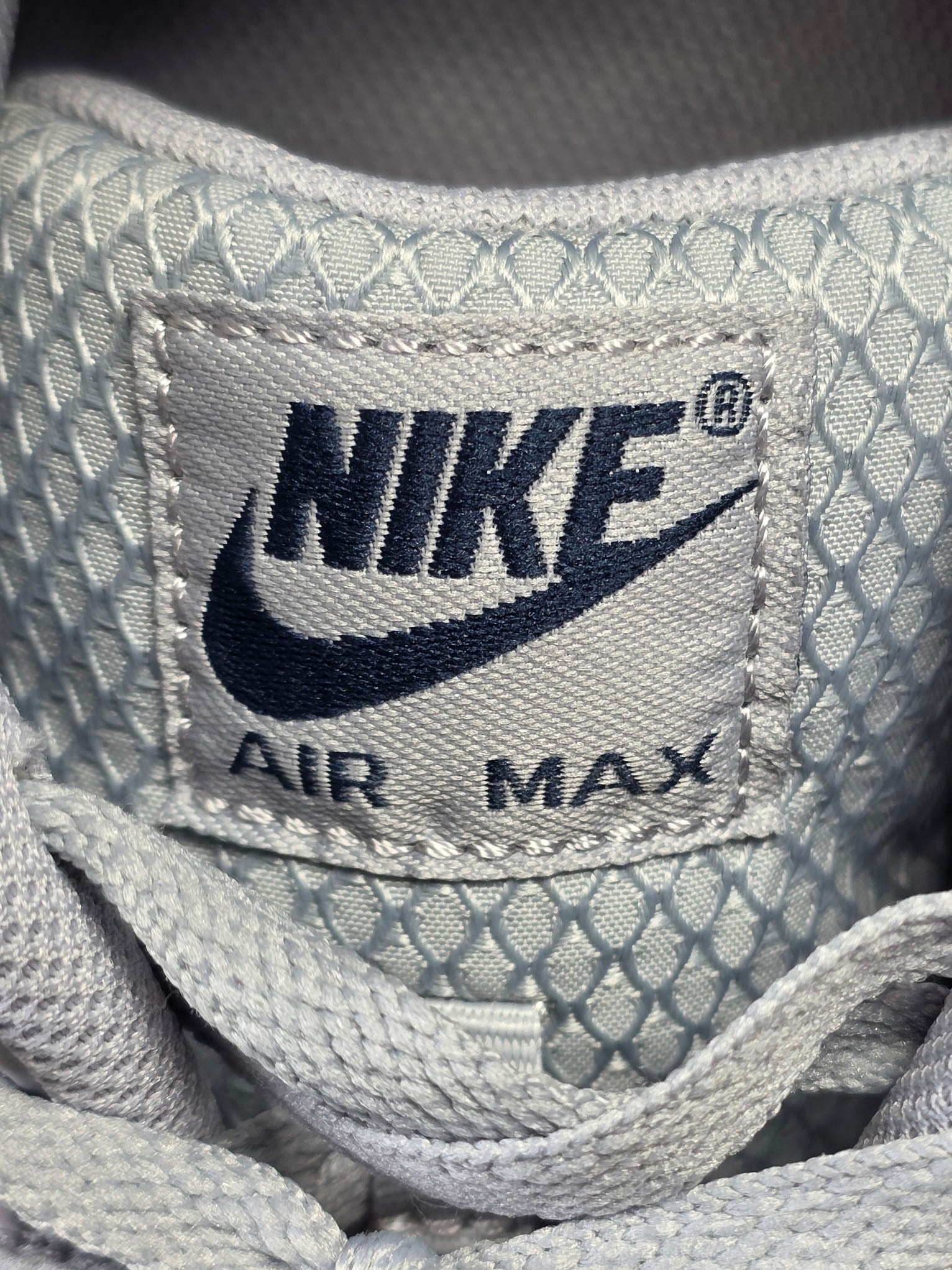 Nike Air Max 90 Wolf Grey Midnight Navy maat 43
