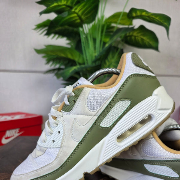 Nike Air Max 90 White Green Oaker Yellow maat 44