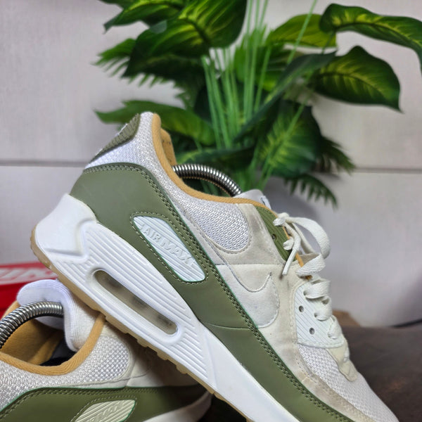 Nike Air Max 90 White Green Oaker Yellow maat 44