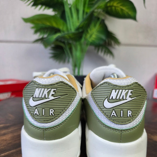 Nike Air Max 90 White Green Oaker Yellow maat 44