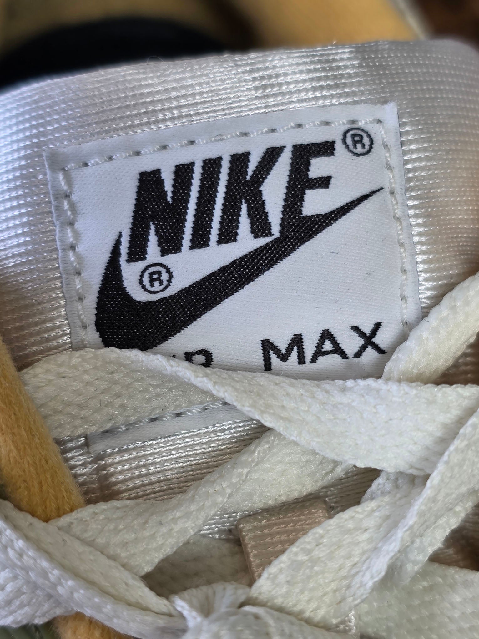 Nike Air Max 90 White Green Oaker Yellow maat 44