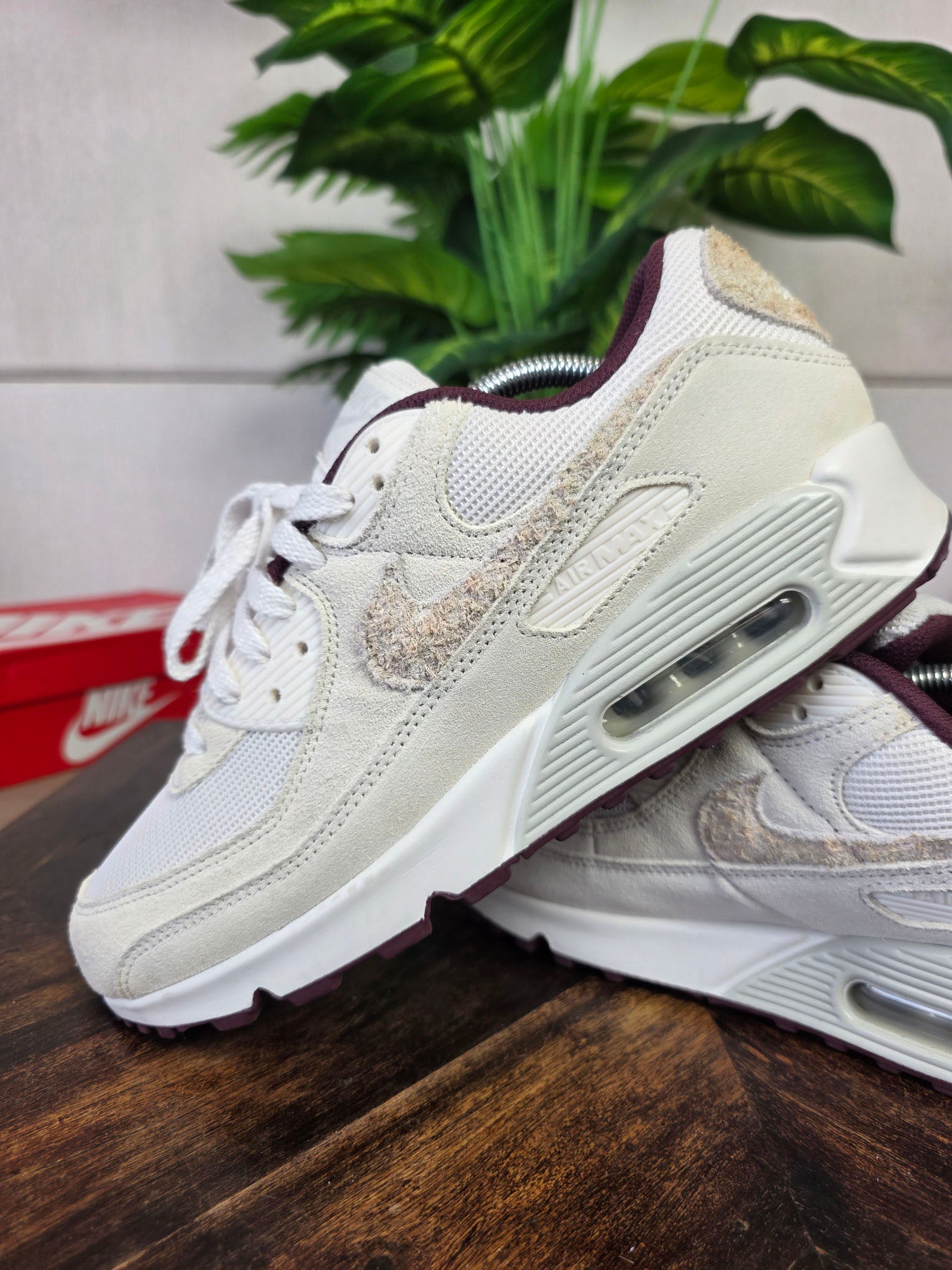 Nike Air Max 90 "Phantom Burgundy Crush" maat 44