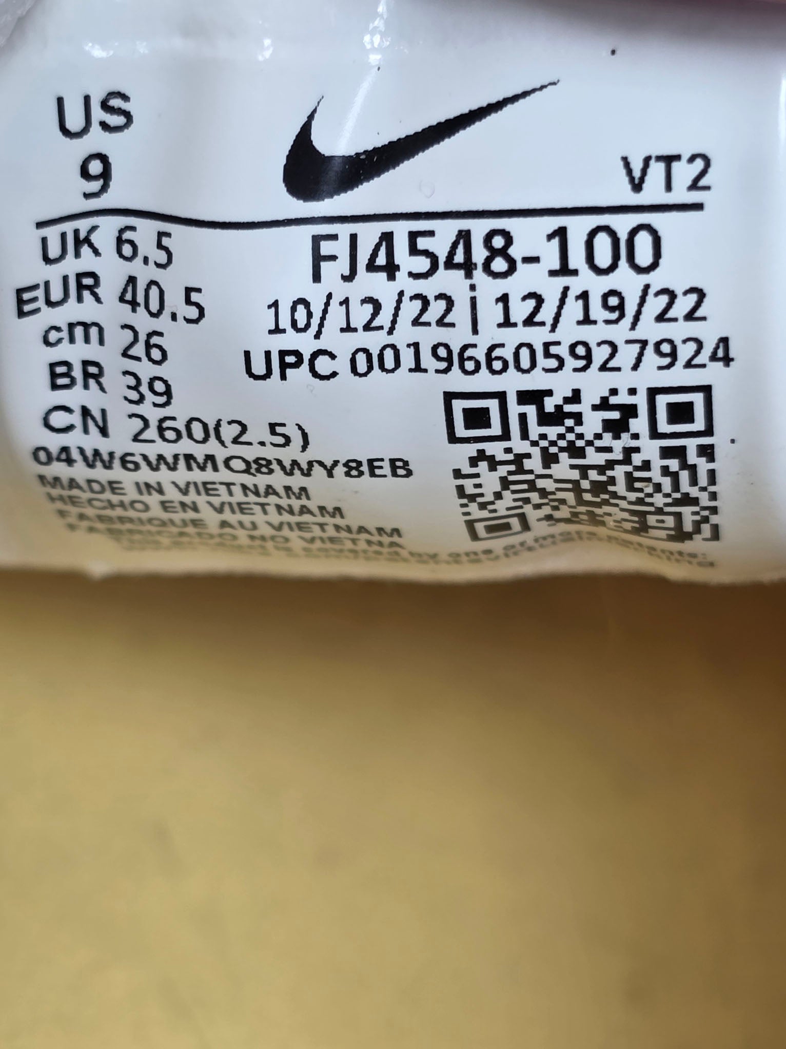 Nike Air Max 90 Citrus Pulse maat 40,5