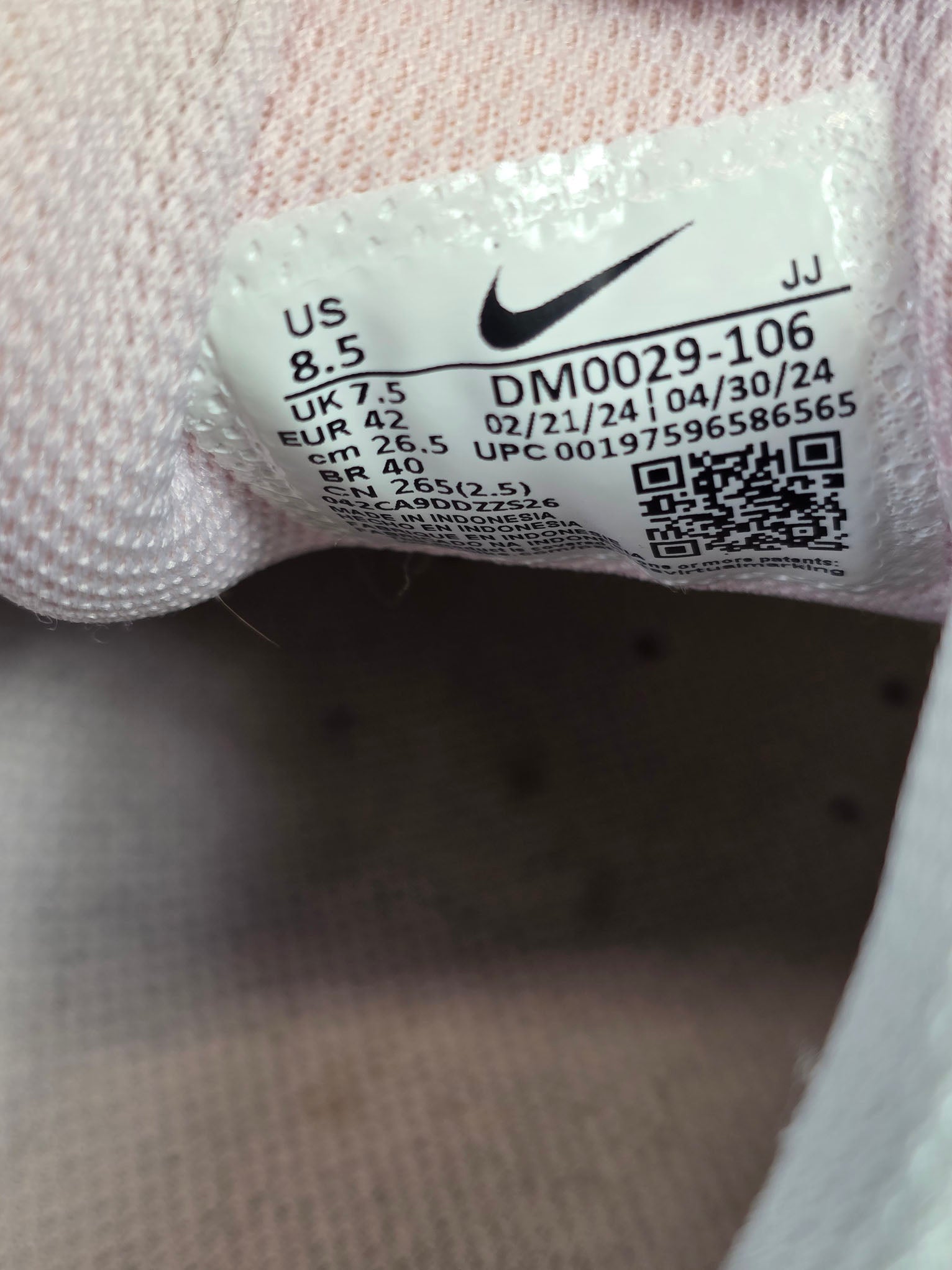 Nike Air Max 90 Pink Foam maat 42