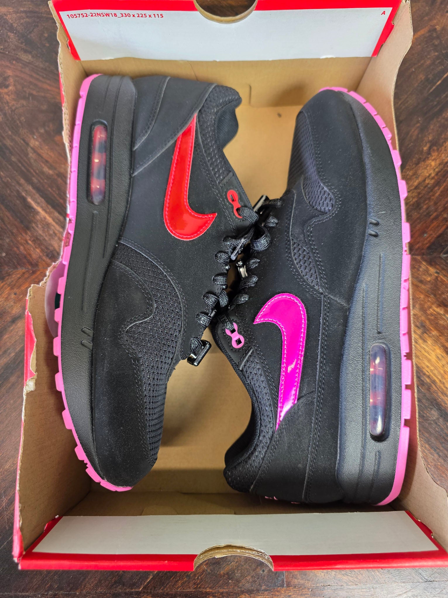 Nike Air Max 1 Valentine's Day Black maat 45