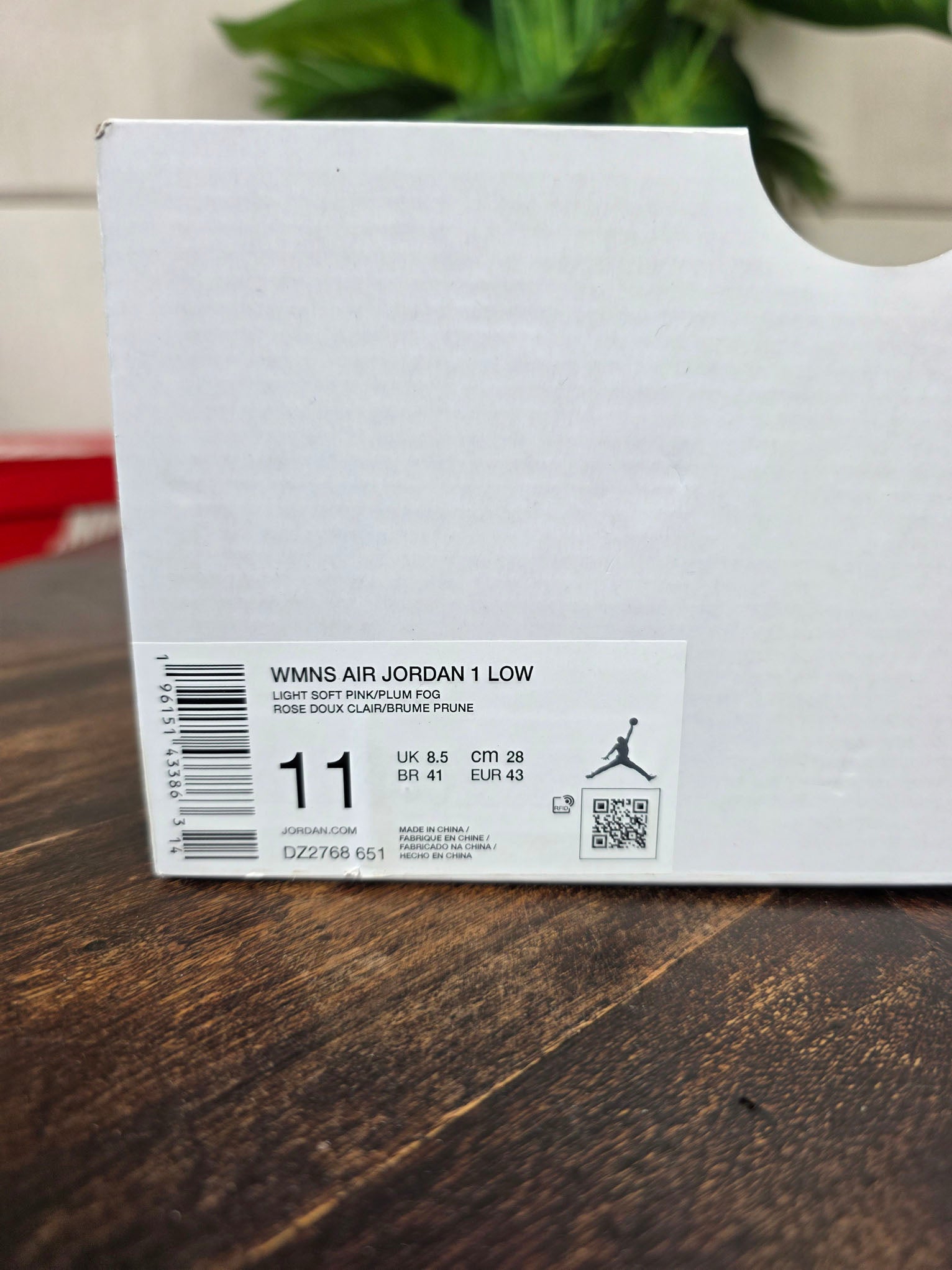 Nike Air Jordan 1 Low Pastel Purple maat 43