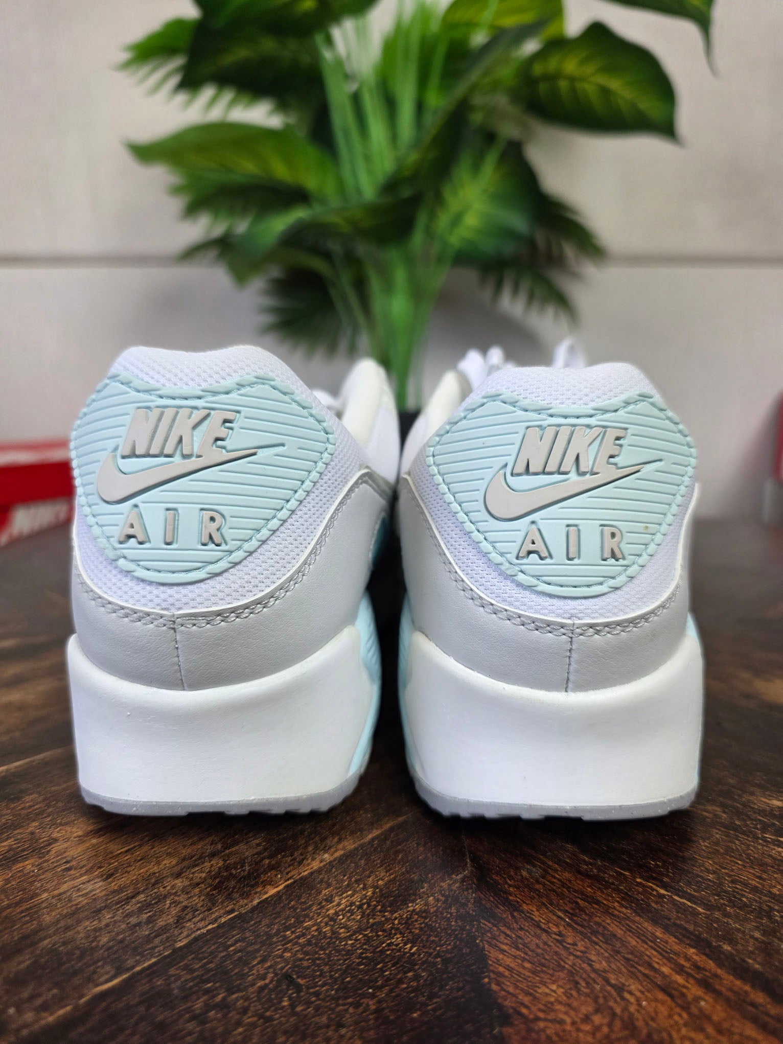 Nike Air Max 90 White "Glacier Blue" maat 44,5