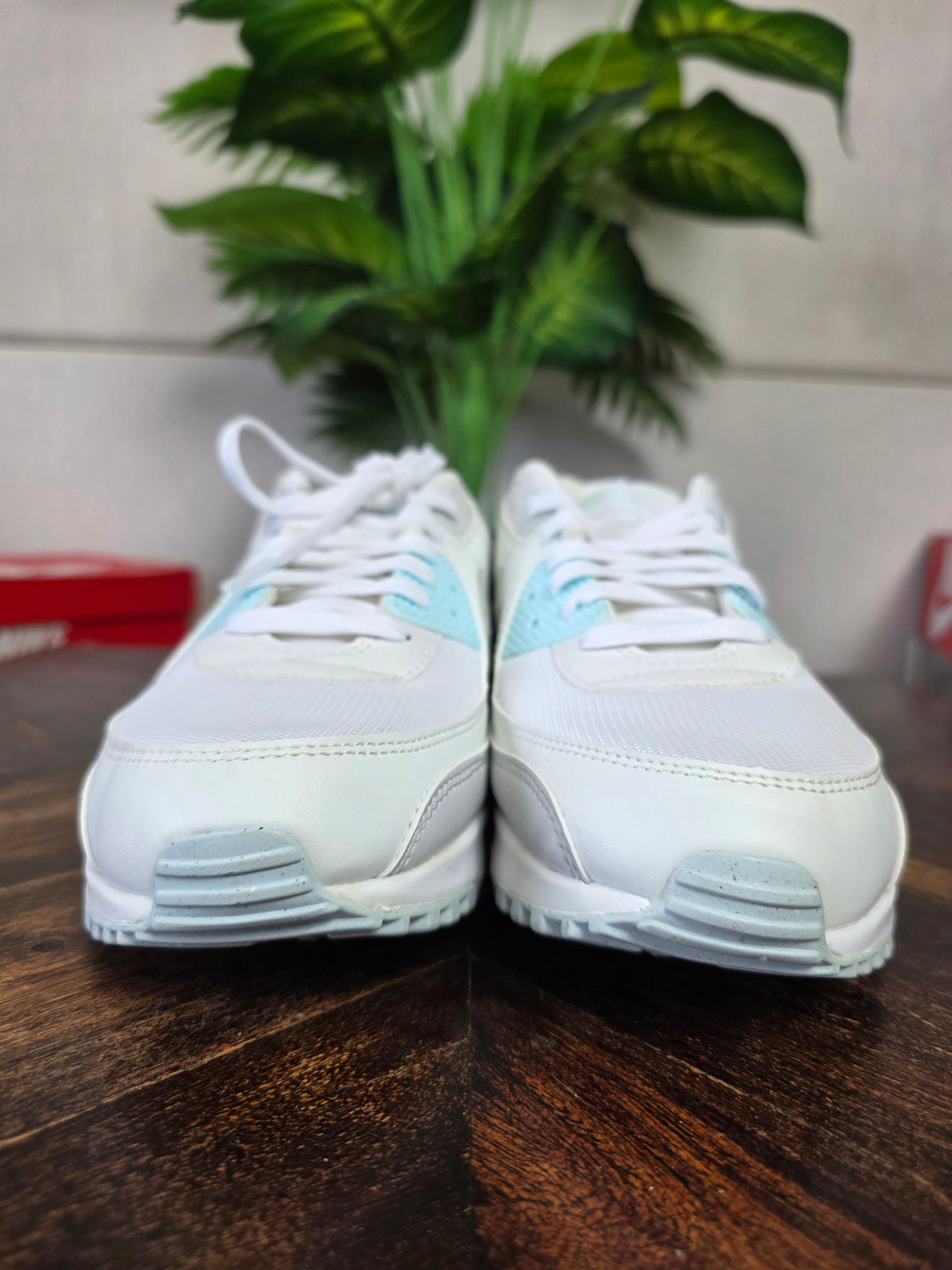 Nike Air Max 90 White "Glacier Blue" maat 44,5