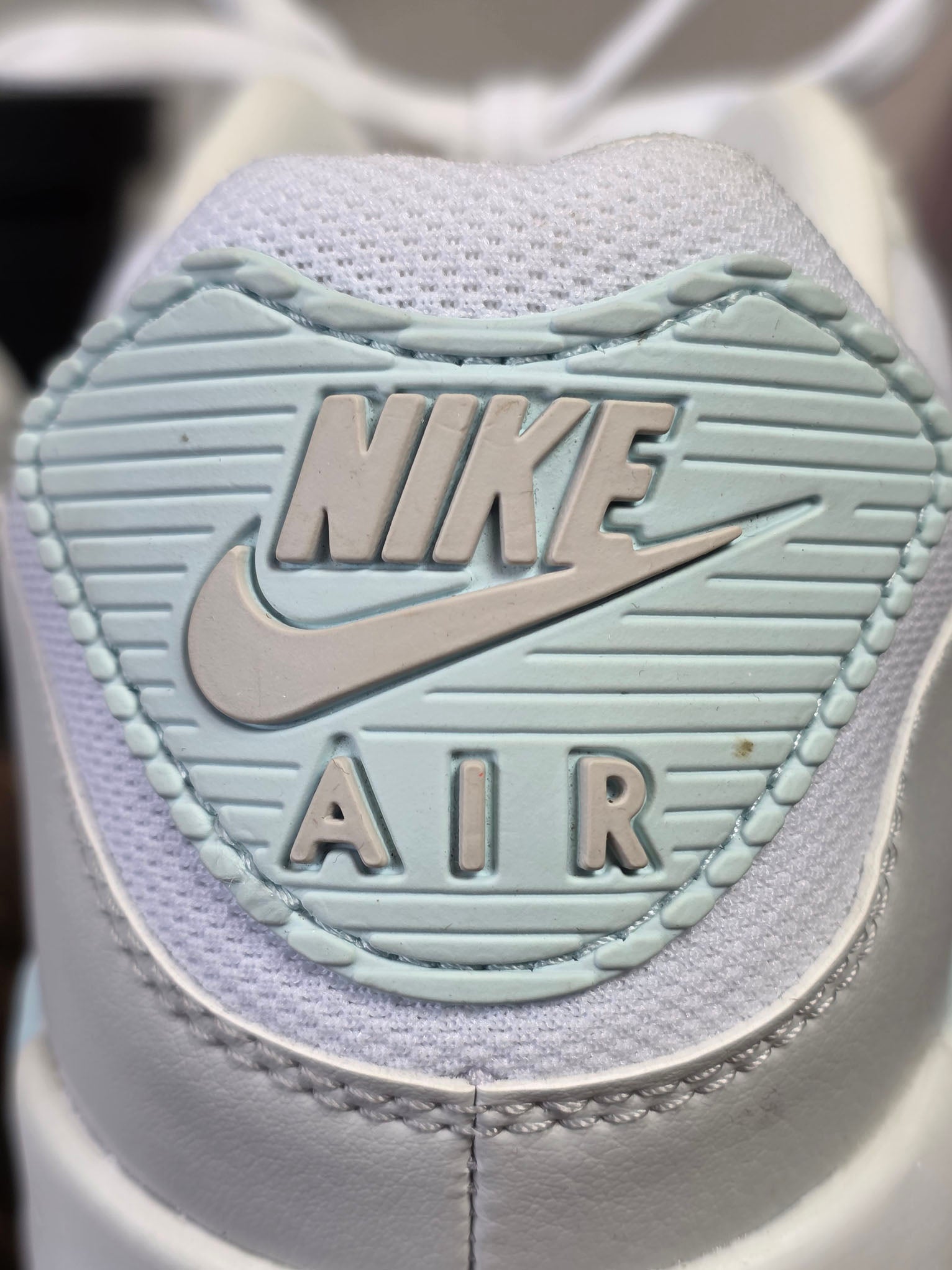 Nike Air Max 90 White "Glacier Blue" maat 44,5