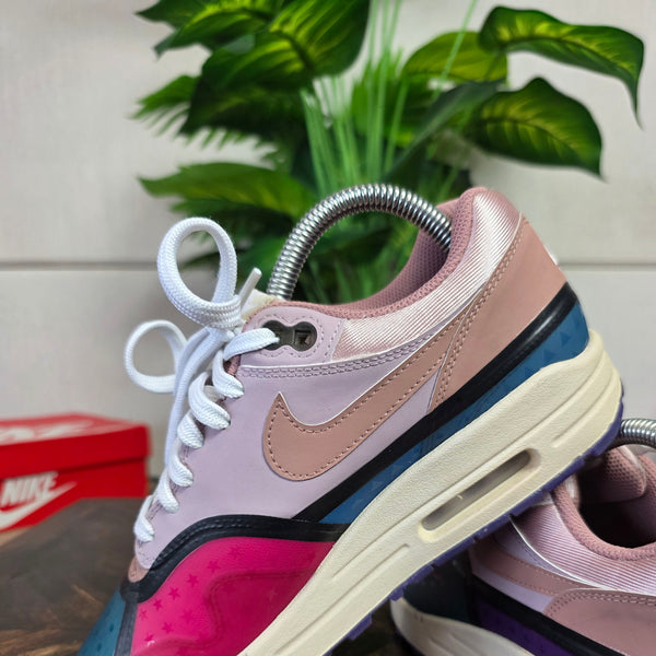 Nike Air Max 1 Premium Plum Fog Fossil Rose maat 38