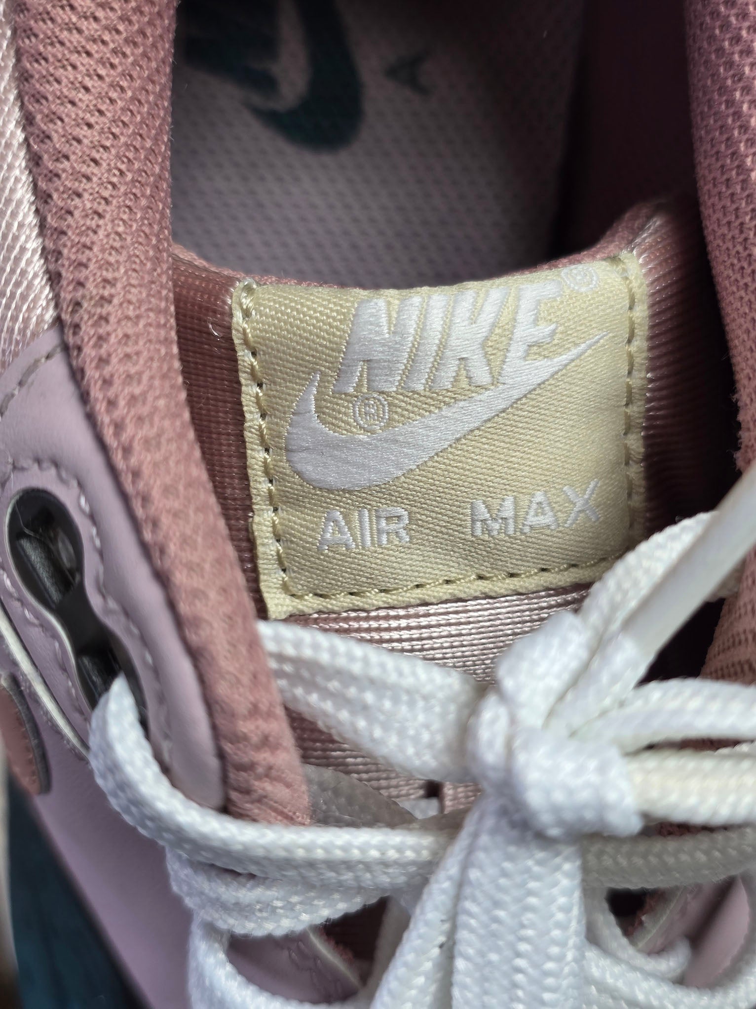 Nike Air Max 1 Premium Plum Fog Fossil Rose maat 38