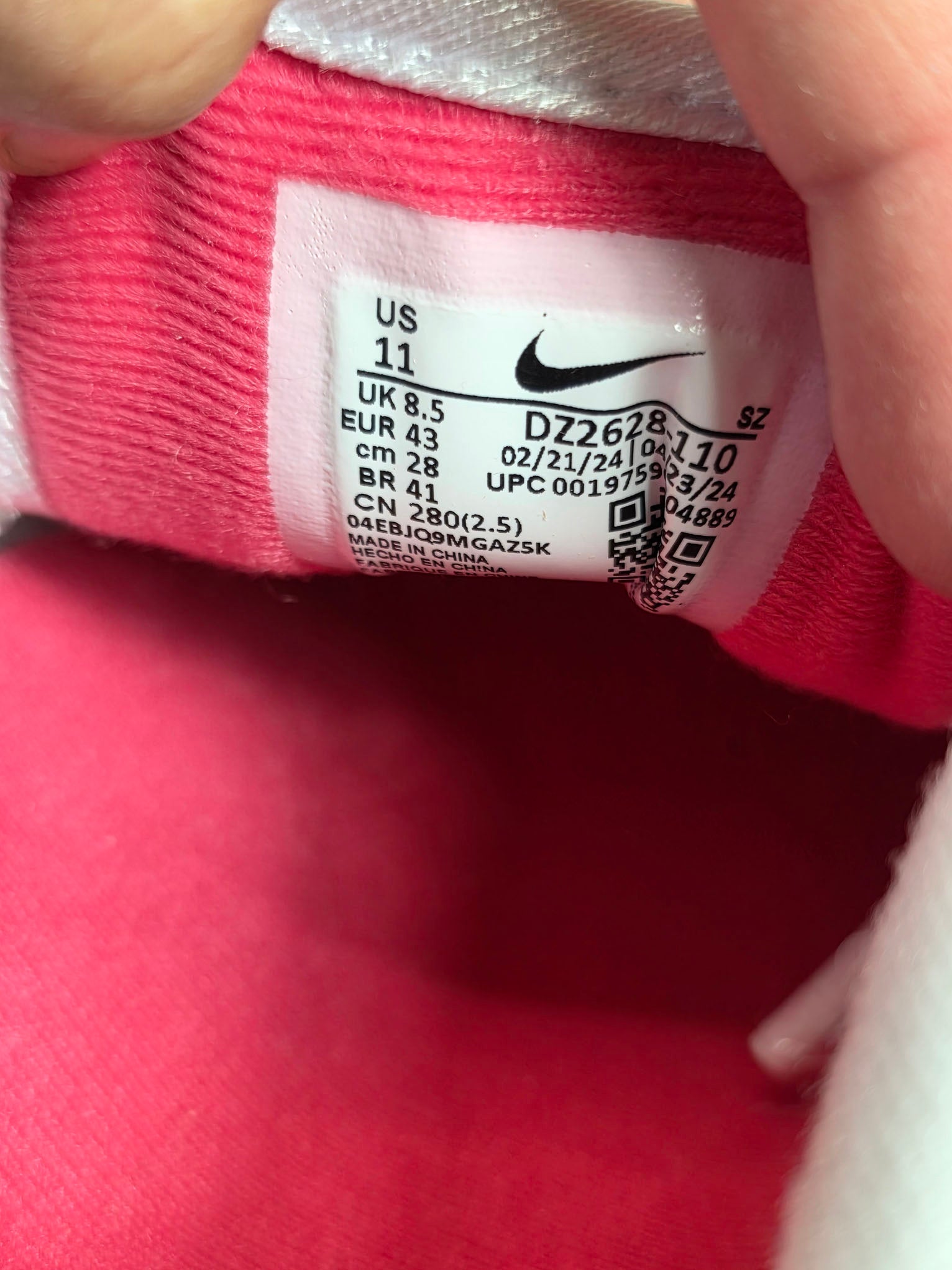 Nike Air Max 1 Aster Pink maat 43