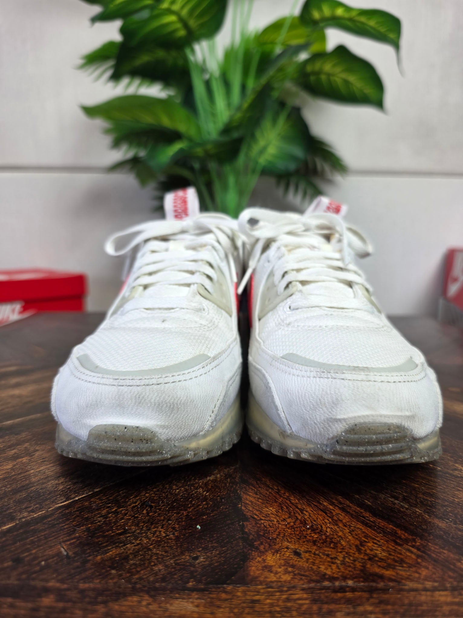 Nike Air Max 90 Terrascape Summit White Red Clay maat 44