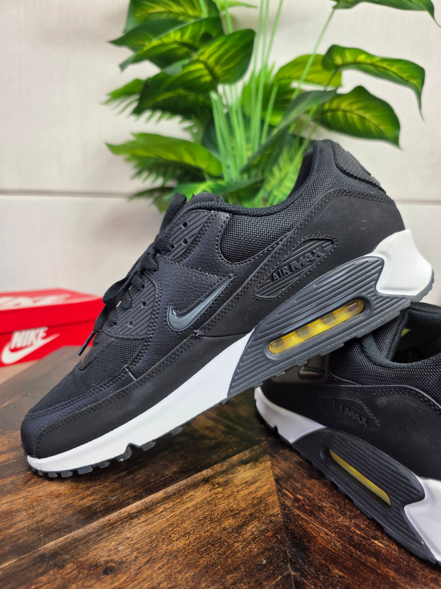 Nike Air Max 90 Jewel Black maat 48,5