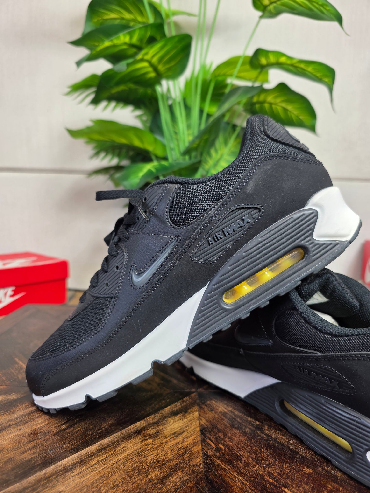 Nike Air Max 90 Jewel Black maat 48,5