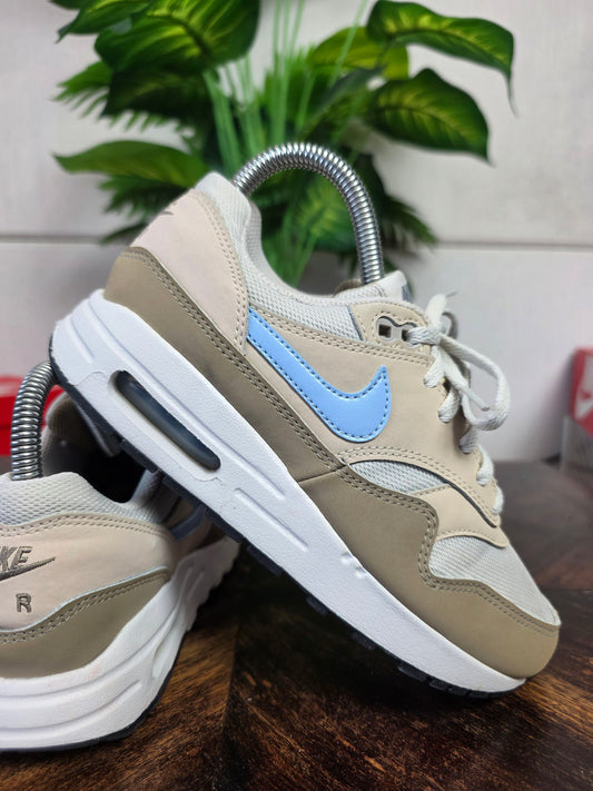 Nike Air Max 1 GS Khaki Psychic Blue maat 36