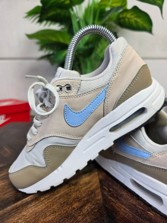 Nike Air Max 1 GS Khaki Psychic Blue maat 36