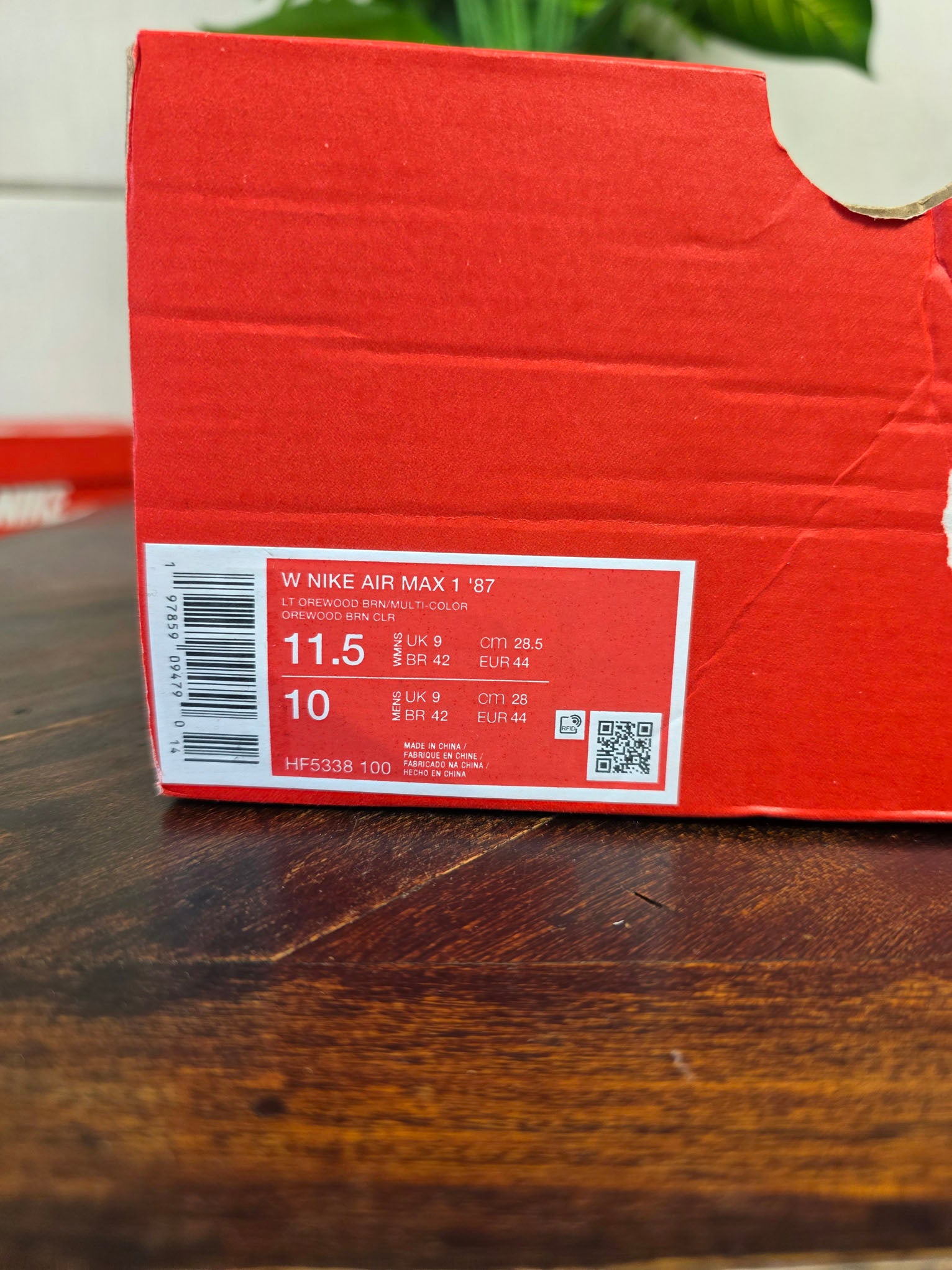 Nike Air Max 1 '87 "Snakeskin" maat 44